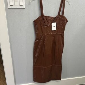 LPA Women's Tan Mini Dress